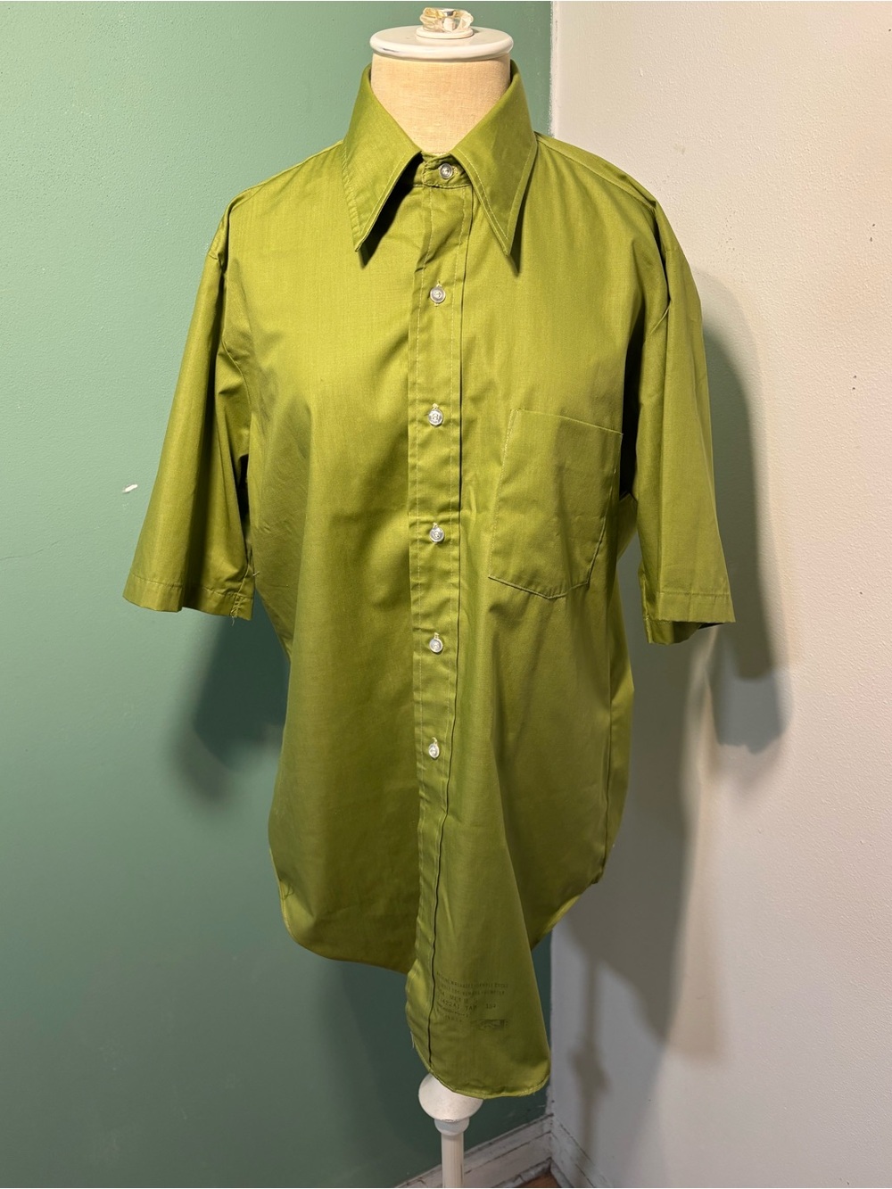 Vintage Kent Collection by Arrow Men's Short-Sleeve Button-Down Shirt